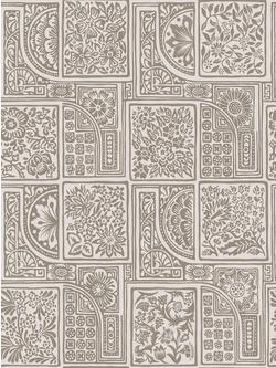 Cole & Son Mariinsky Bellini Paste the Wall Wallpaper, Stone / Gilver 108/9048