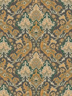 Cole & Son Mariinsky Pushkin Paste the Wall Wallpaper, Ginger / Charcoal 108/8042