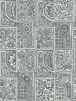 Cole & Son Mariinsky Bellini Paste the Wall Wallpaper, Black / White 108/9046