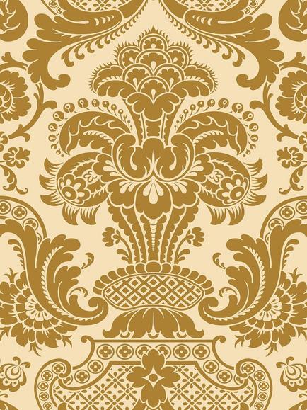 Cole & Son Mariinsky Carmen Paste the Wall Wallpaper, Gold 108/2007