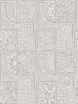 Cole & Son Mariinsky Bellini Paste the Wall Wallpaper, Grey / White 108/9047
