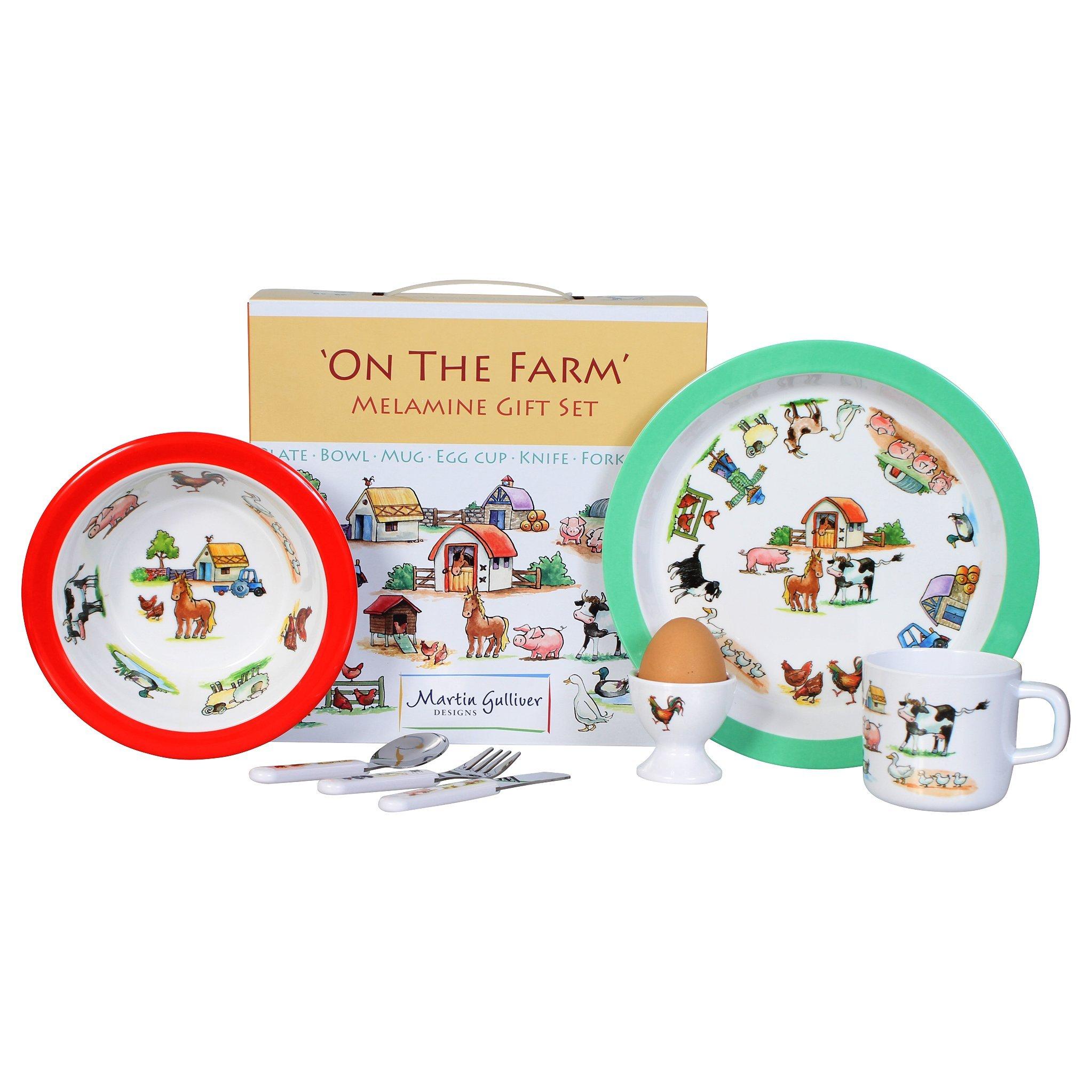 Martin Gulliver On The Farm Melamine Dinner Set