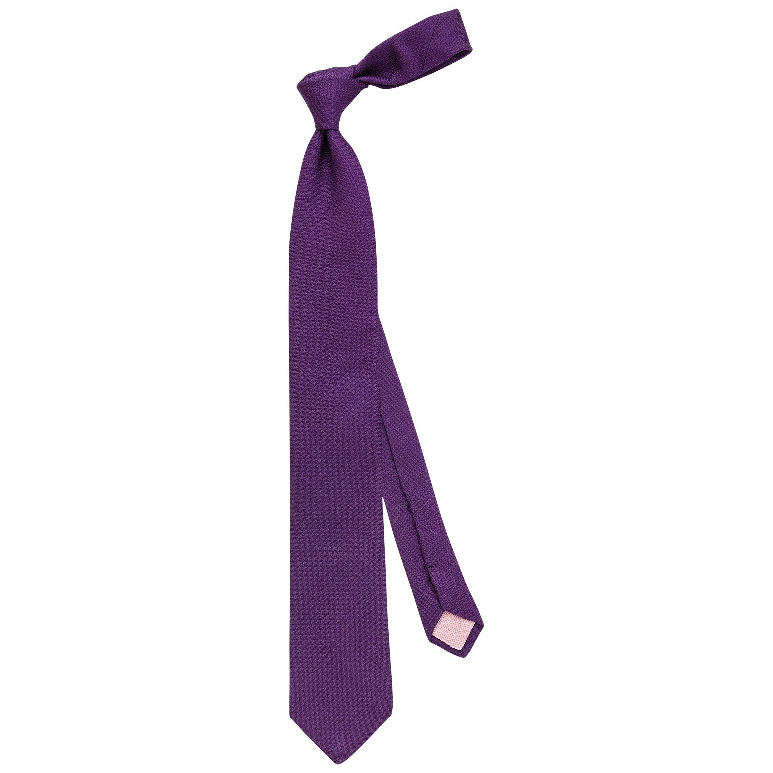 Thomas Pink Newham Woven Silk Tie, Purple