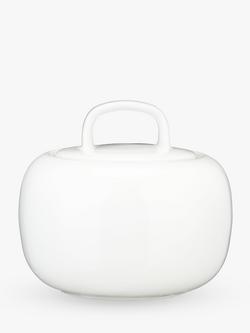 John Lewis Dine Porcelain Covered Sugar Bowl, White, White