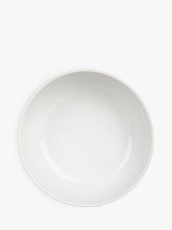 John Lewis Dine Porcelain Low Cereal Bowl, 16cm, White - view 2, White