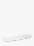 John Lewis Dine Narrow Porcelain Platter, 32cm, White