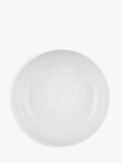 John Lewis Dine Porcelain Round Serve Bowl, 28cm, White - view 2, White