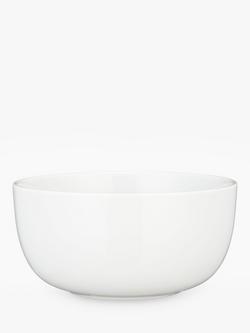 John Lewis Dine Porcelain Snack Bowl, 11.5cm, White, White