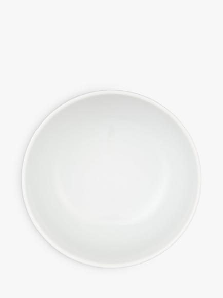 John Lewis Dine Porcelain Snack Bowl, 11.5cm, White - view 2, White