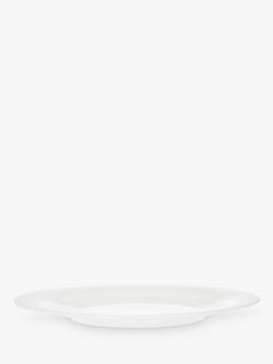 John Lewis Dine Porcelain Rim Side Plate, 22cm, White - view 2, White