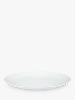 John Lewis Dine Porcelain Coupe Side Plate, 18cm, White - view 2, White