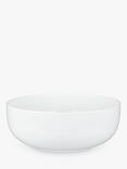 John Lewis Dine Porcelain Round Serve Bowl, 21cm, White