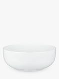 John Lewis Dine Round Serve Bowl, 21cm, White