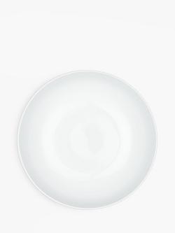 John Lewis Dine Porcelain Round Serve Bowl, 22cm, White - view 2, White