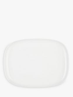John Lewis Dine Porcelain Platter, 38cm, White - view 2, White