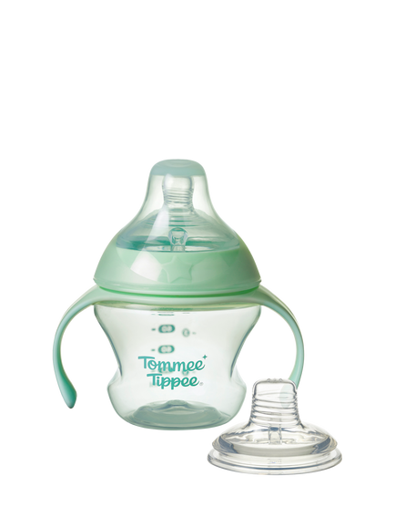 Tommee Tippee Closer To Nature Bottle to Cup Transition Sippee Trainer - view 2, 