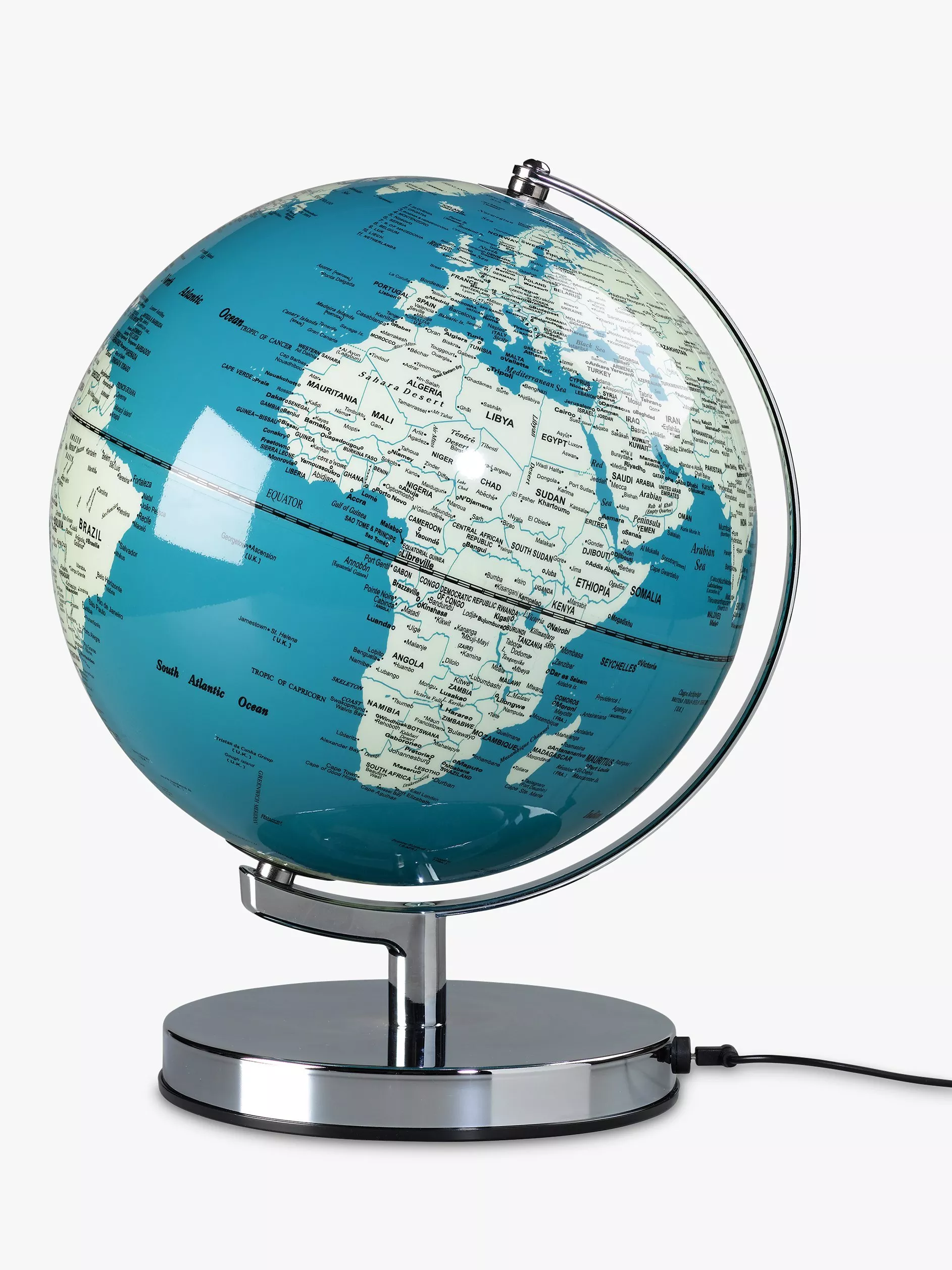 Wild Wolf Light Up 10 Globe French Blue
