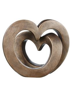 Frith Sculpture Enduring Love by Adrian Tinsley, H24cm, Brown