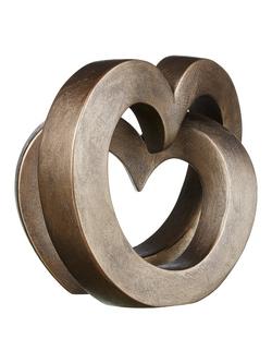 Frith Sculpture Enduring Love by Adrian Tinsley, H24cm - view 2, Brown