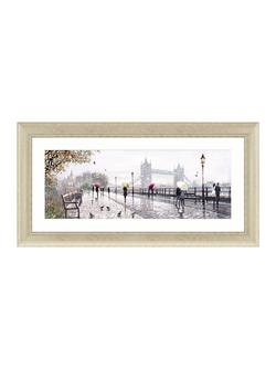 John Lewis Richard Macneil 'Tower Bridge' London Framed Print, 112 x 57cm, Multi