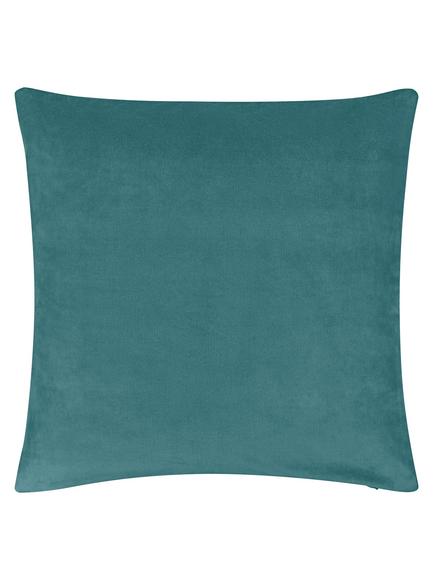 John Lewis Cotton Velvet Cushion, Dark Spruce