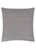 John Lewis Cotton Velvet Cushion, Storm