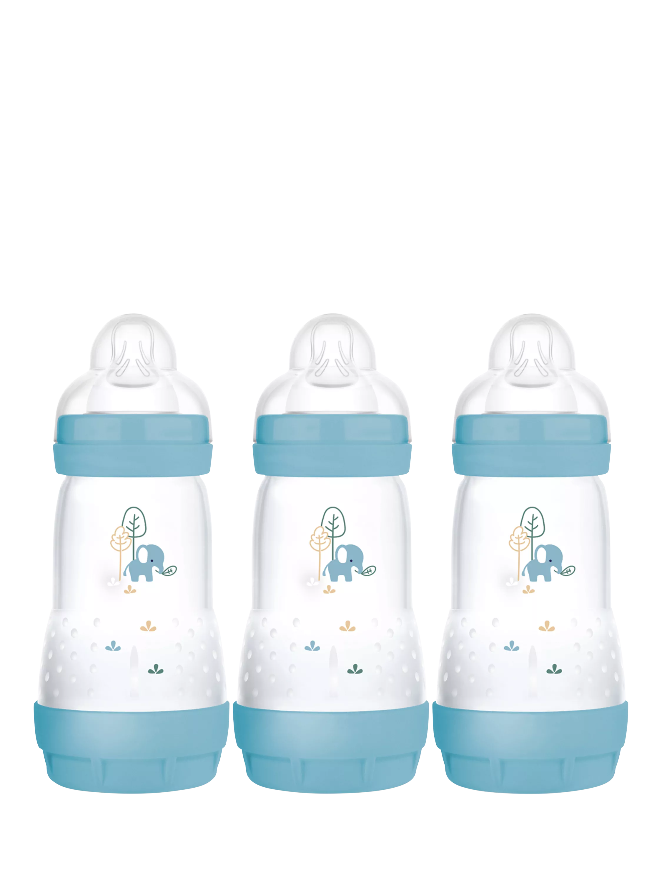 MAM Anti-Colic Baby Bottle, 260ml, Pack of 3