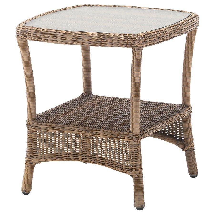 KETTLER RHS Harlow Carr Square Garden Side Table, Natural
