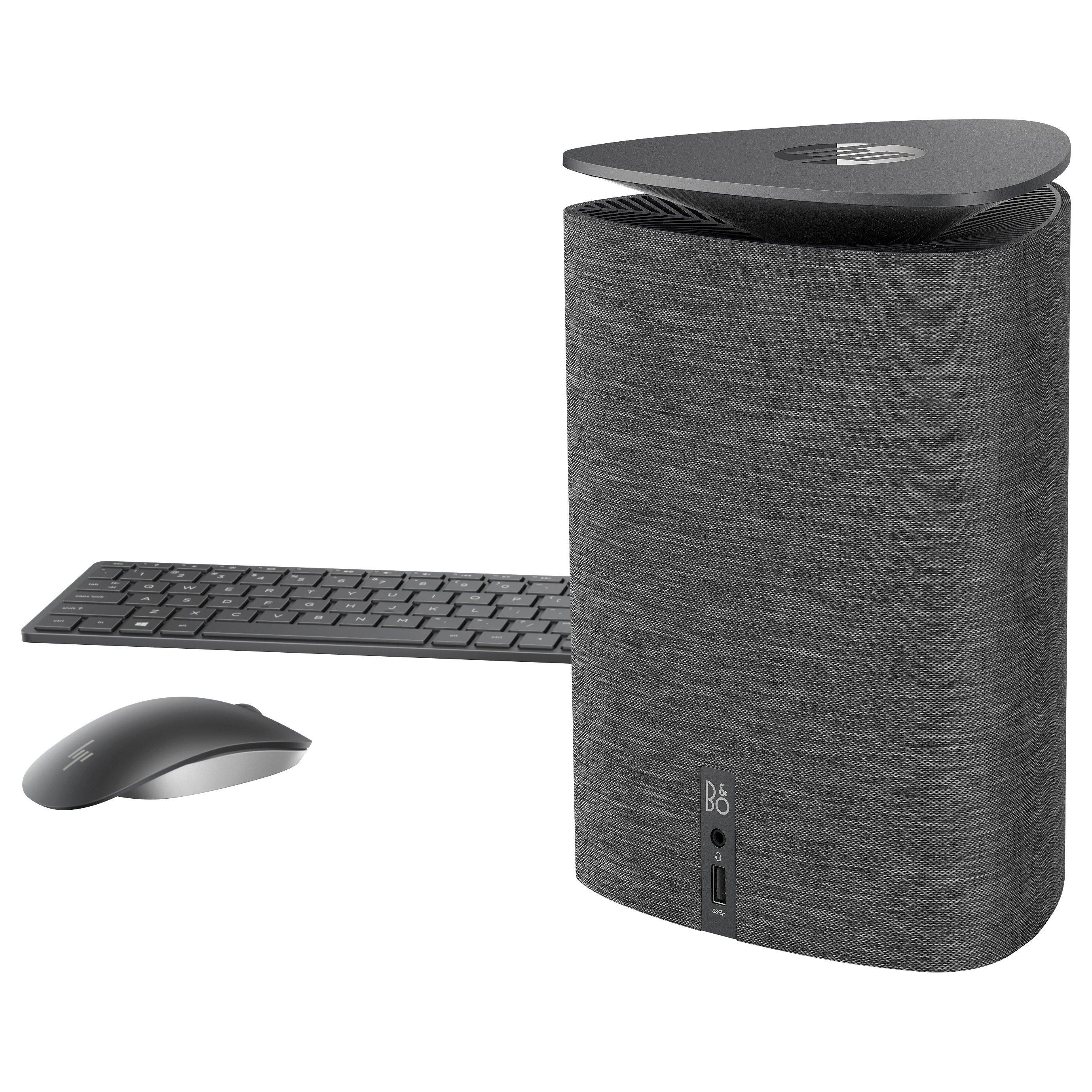 HP Pavilion Wave 600-a035na Desktop PC, Intel Core i3, 8GB RAM, 1TB HDD + 128GB SSD, Grey