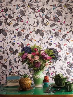 Osborne & Little Bird Song Wallpaper, W6596-01 - view 2, Multi W6596-01