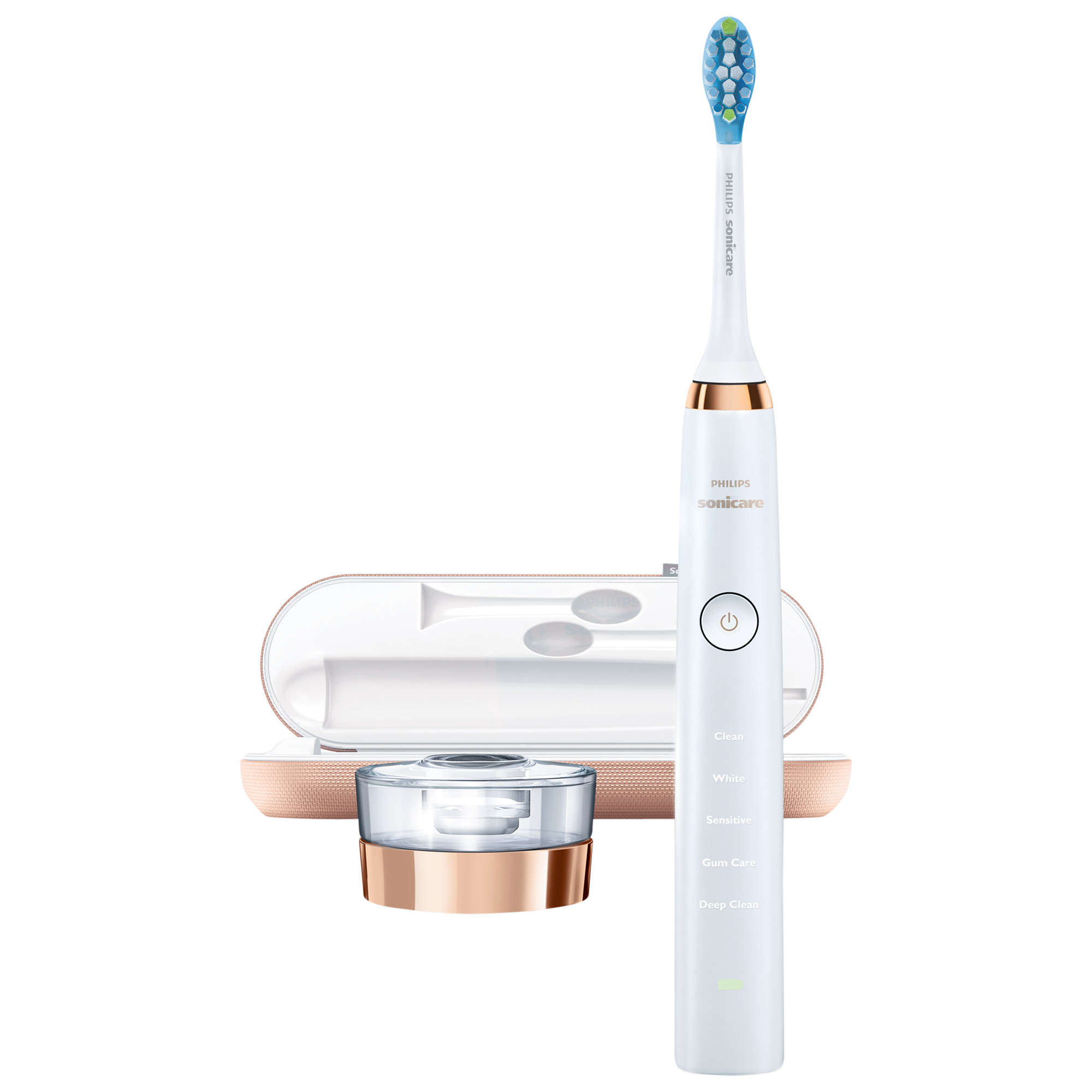 Philips Sonicare HX9391/92 DiamondClean Rechargeable Sonic Toothbrush, Rose Gold