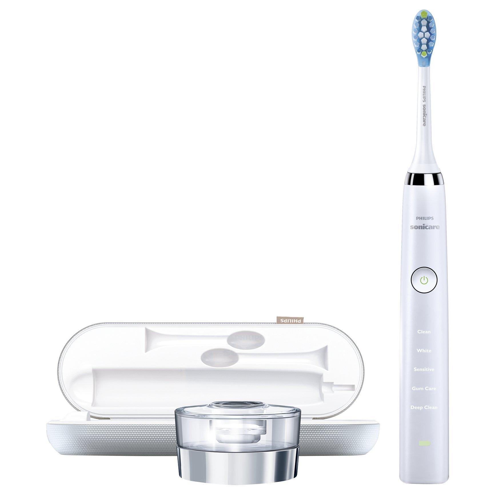 Philips Sonicare HX9331/32 DiamondClean Rechargeable Sonic Toothbrush, White