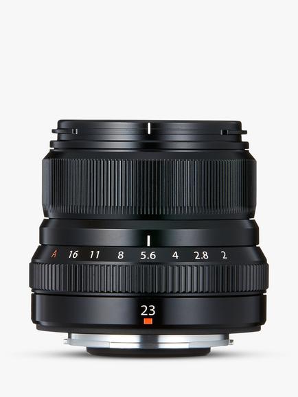 Fujifilm XF23mm F2 R WR Lens - view 2, Black
