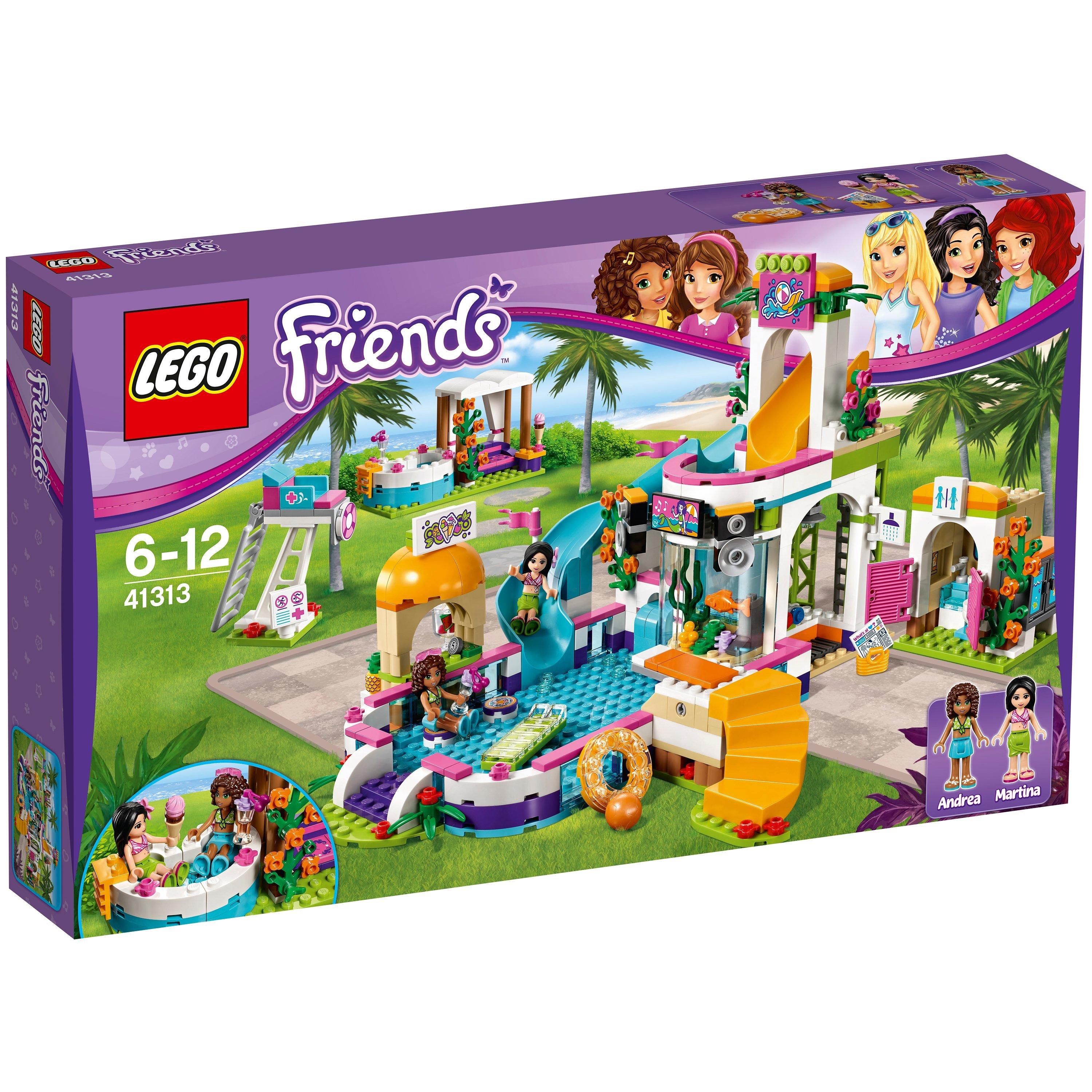 Lego friends swimming pool instructions sale