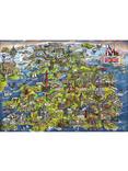 Gibsons Beautiful Britain UK Map Jigsaw Puzzle, 1000 pieces