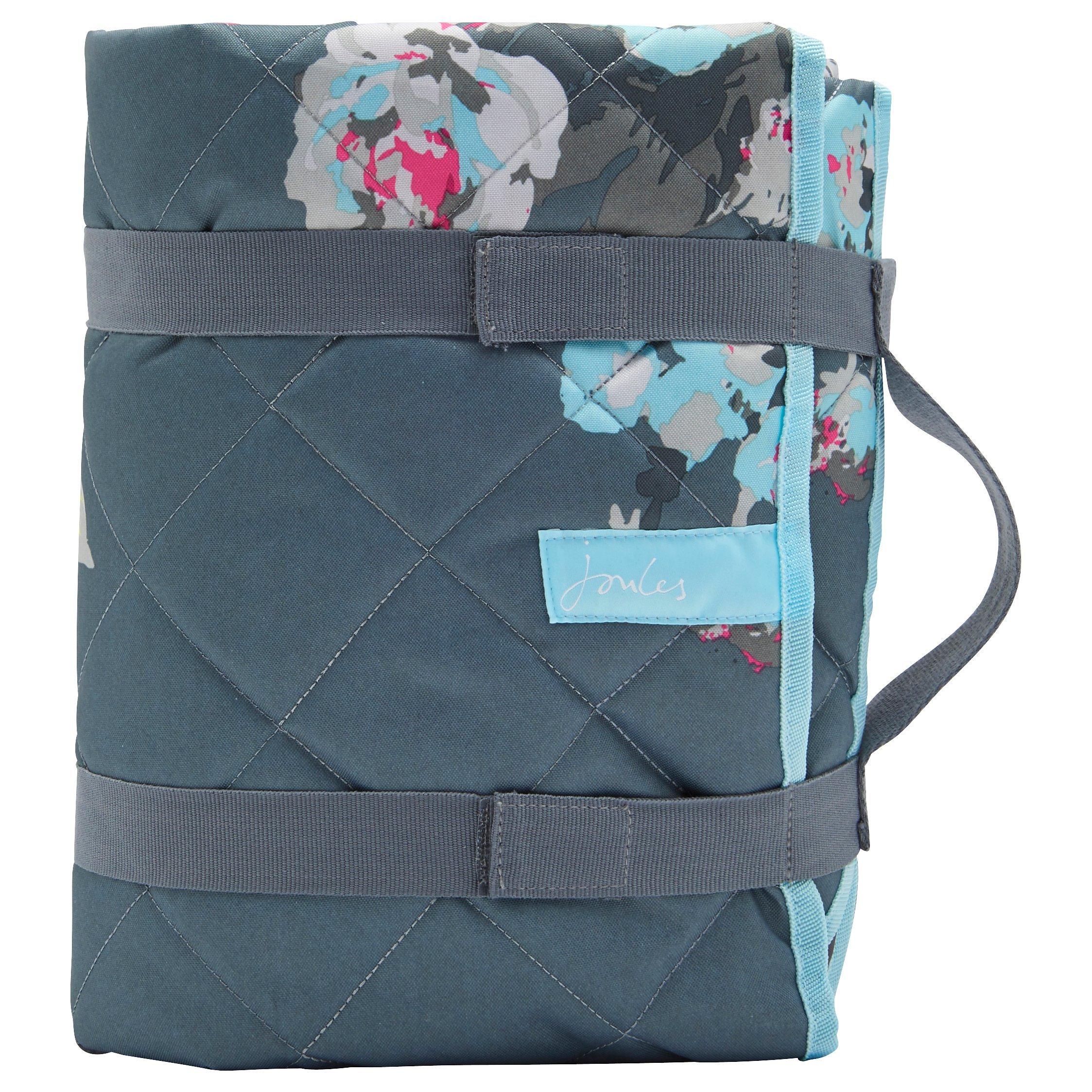 Joules Grey Floral Picnic Rug