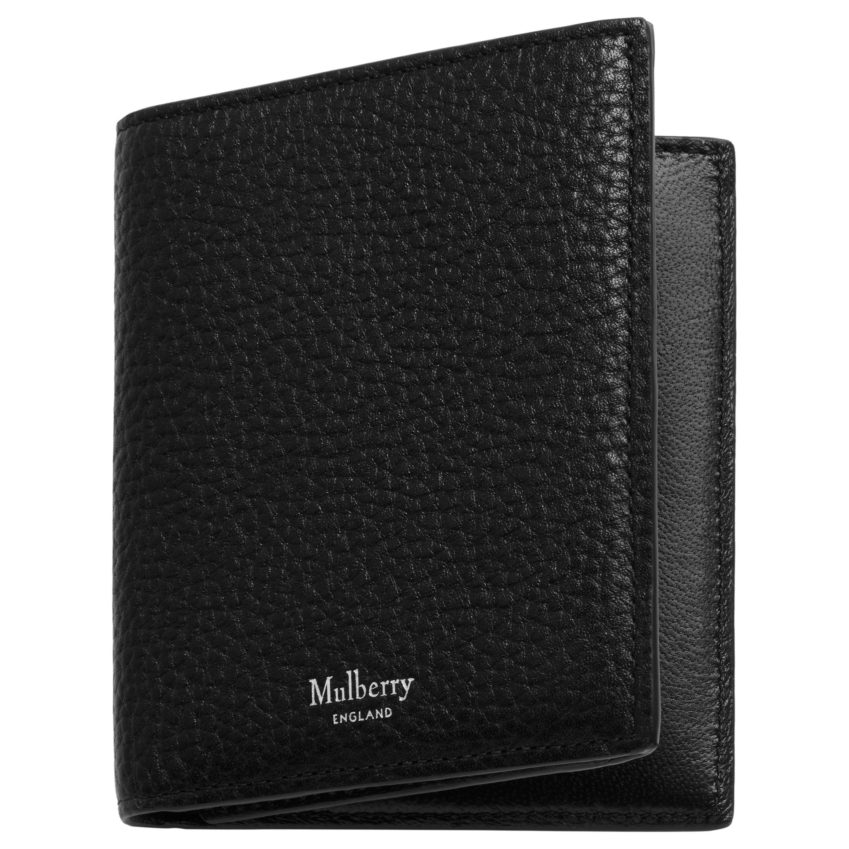 Mulberry Natural Grain Leather Trifold Wallet