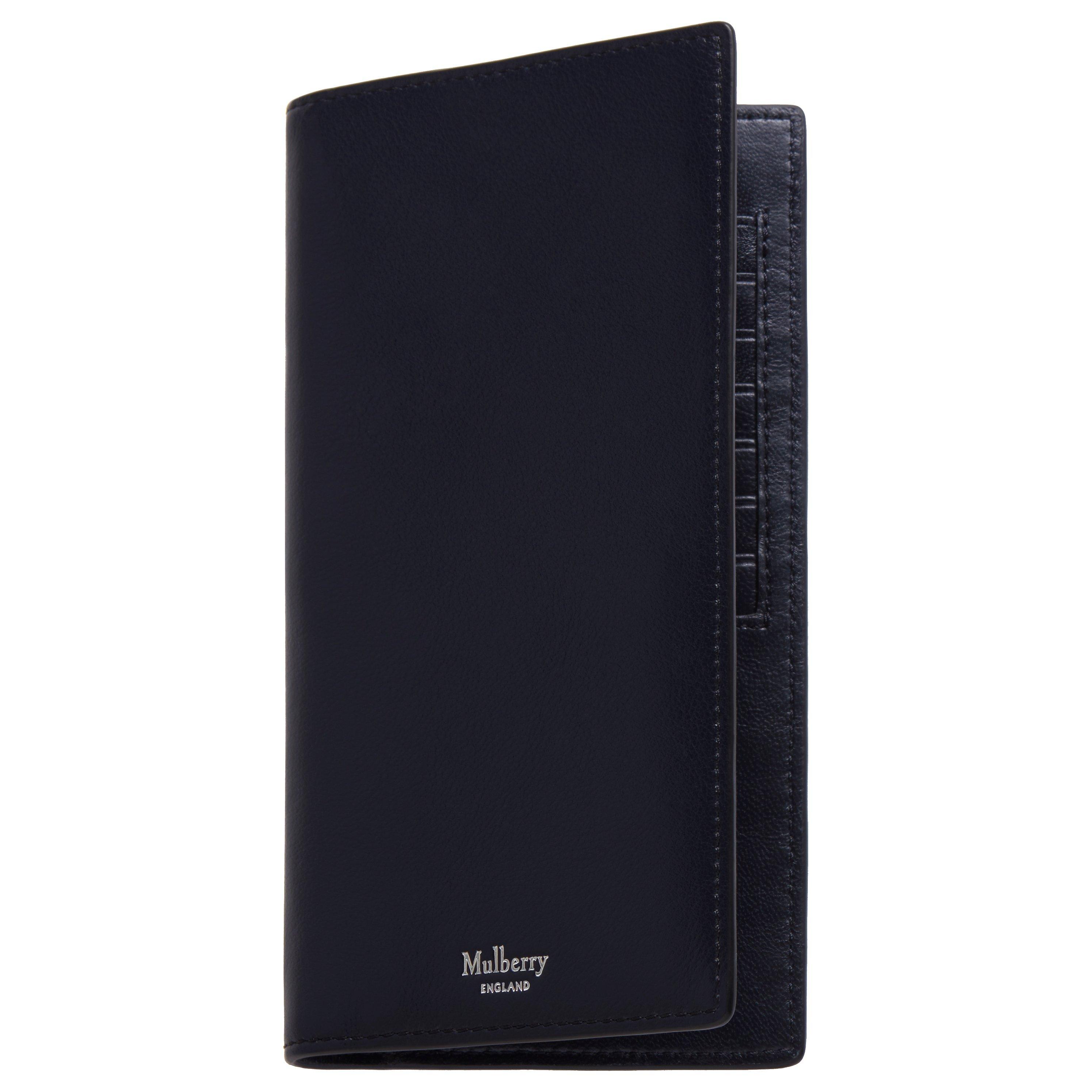 Mulberry Smooth Calf Leather Coat Wallet, Black