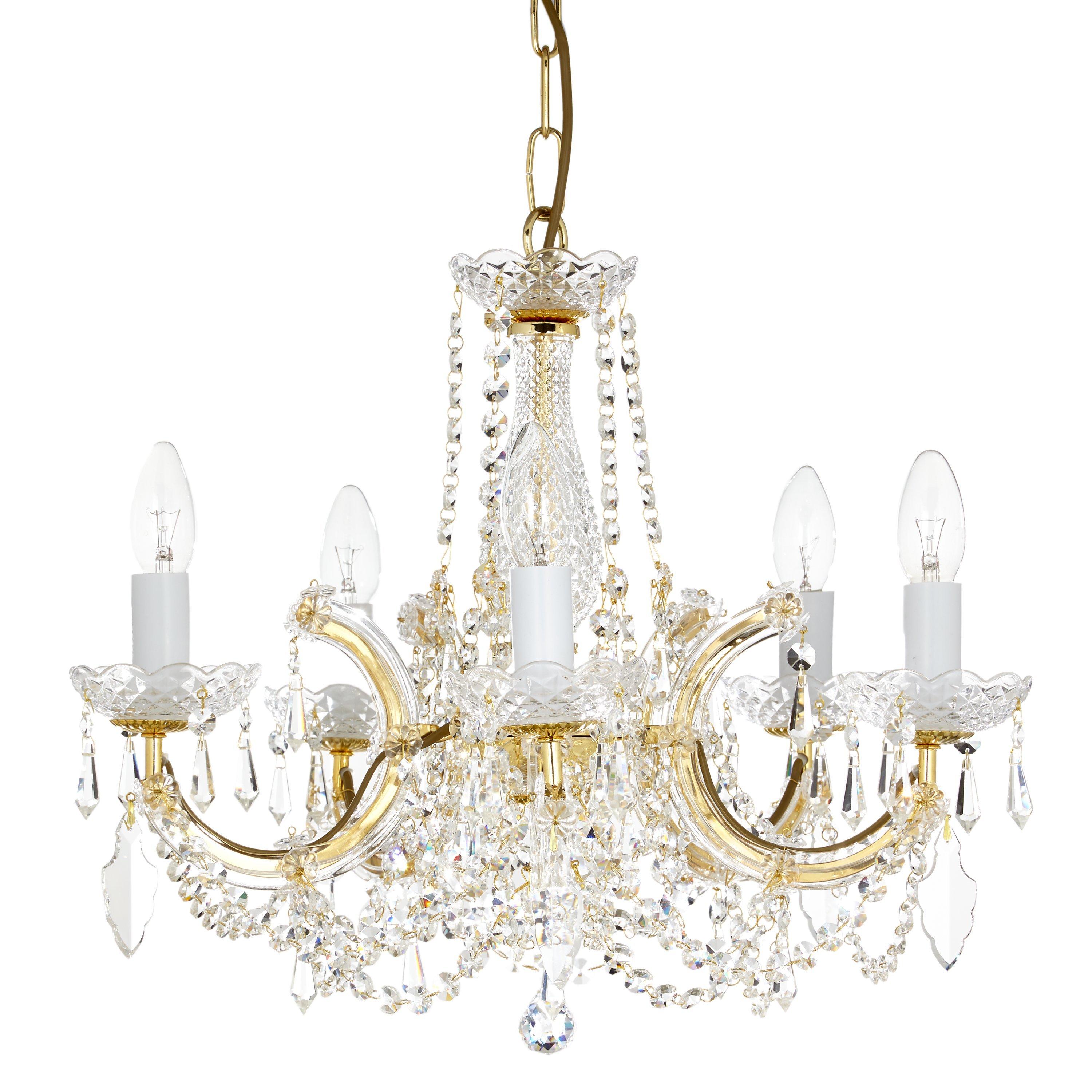 Outlet Gold Wrapped Chandeliers, Bridal