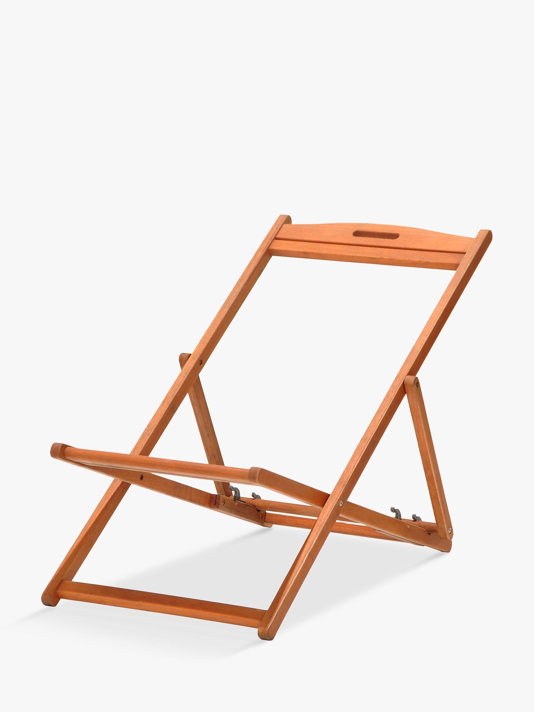 John Lewis Partners Deckchair Frame FSC Certified Eucalyptus Wood