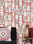 Mini Moderns One Day Wallpaper, Harvest Orange Azdpt028ho
