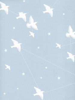 Mini Moderns Star-Ling Wallpaper, Powder Blue Azdpt029pb