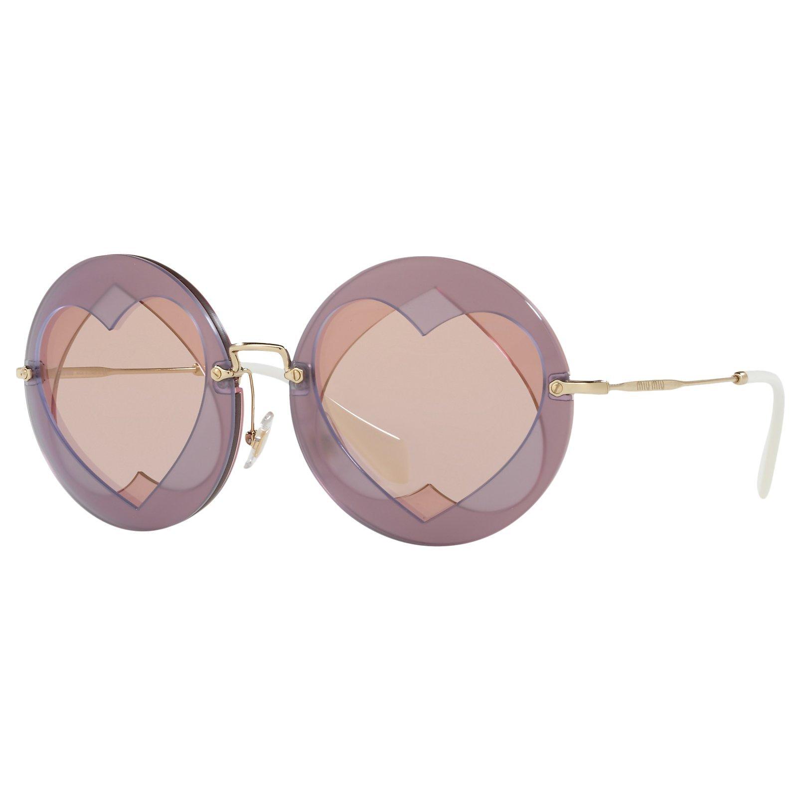 Miu Miu MU 01SS Round Sunglasses