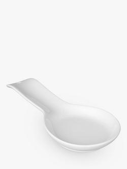 John Lewis Porcelain Spoon Rest, White, White