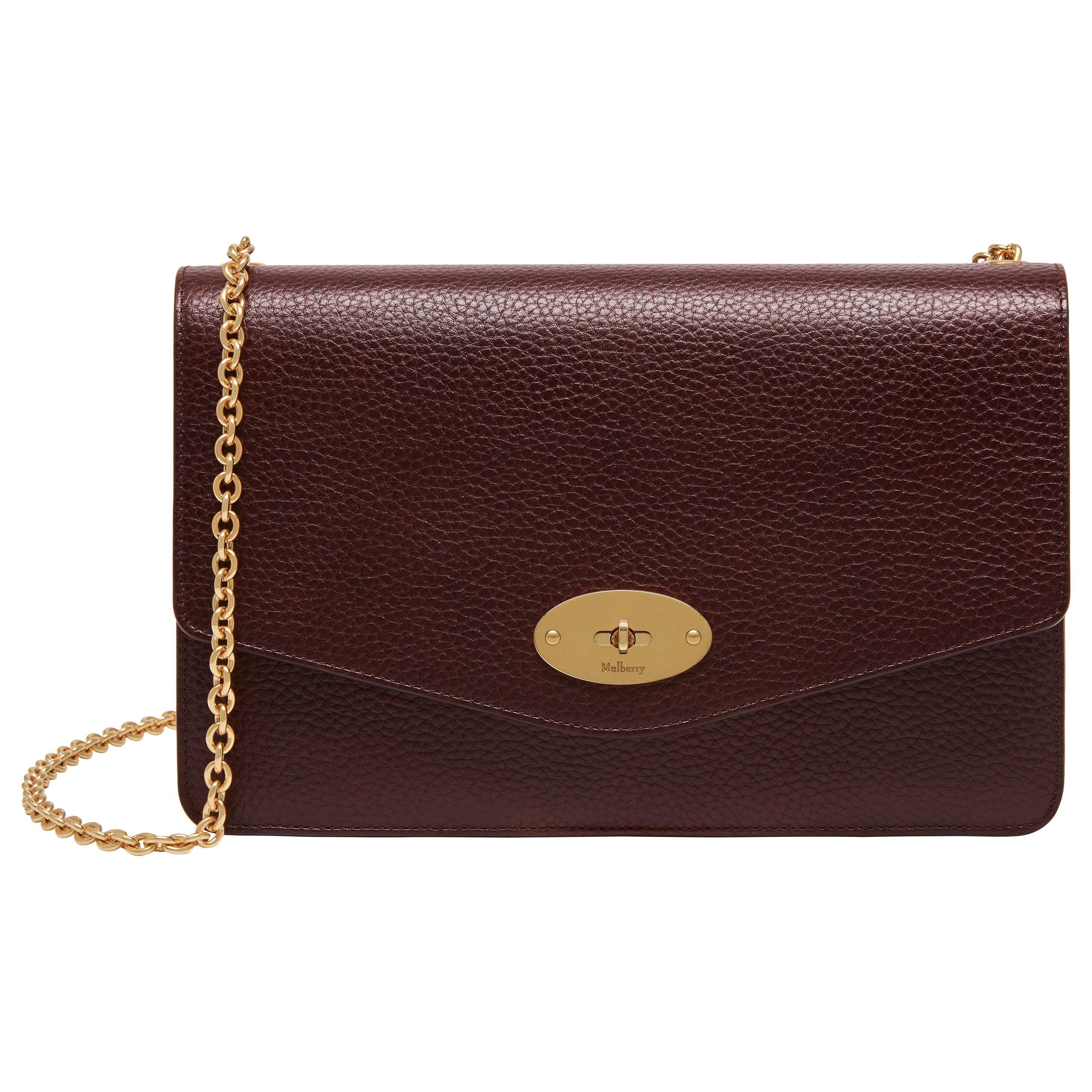 Mulberry Darley Grain Leather Bag, Oxblood