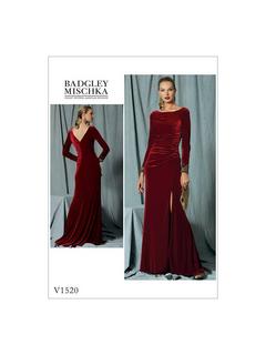 Vogue Women's Dress Sewing Pattern, 1520, A5