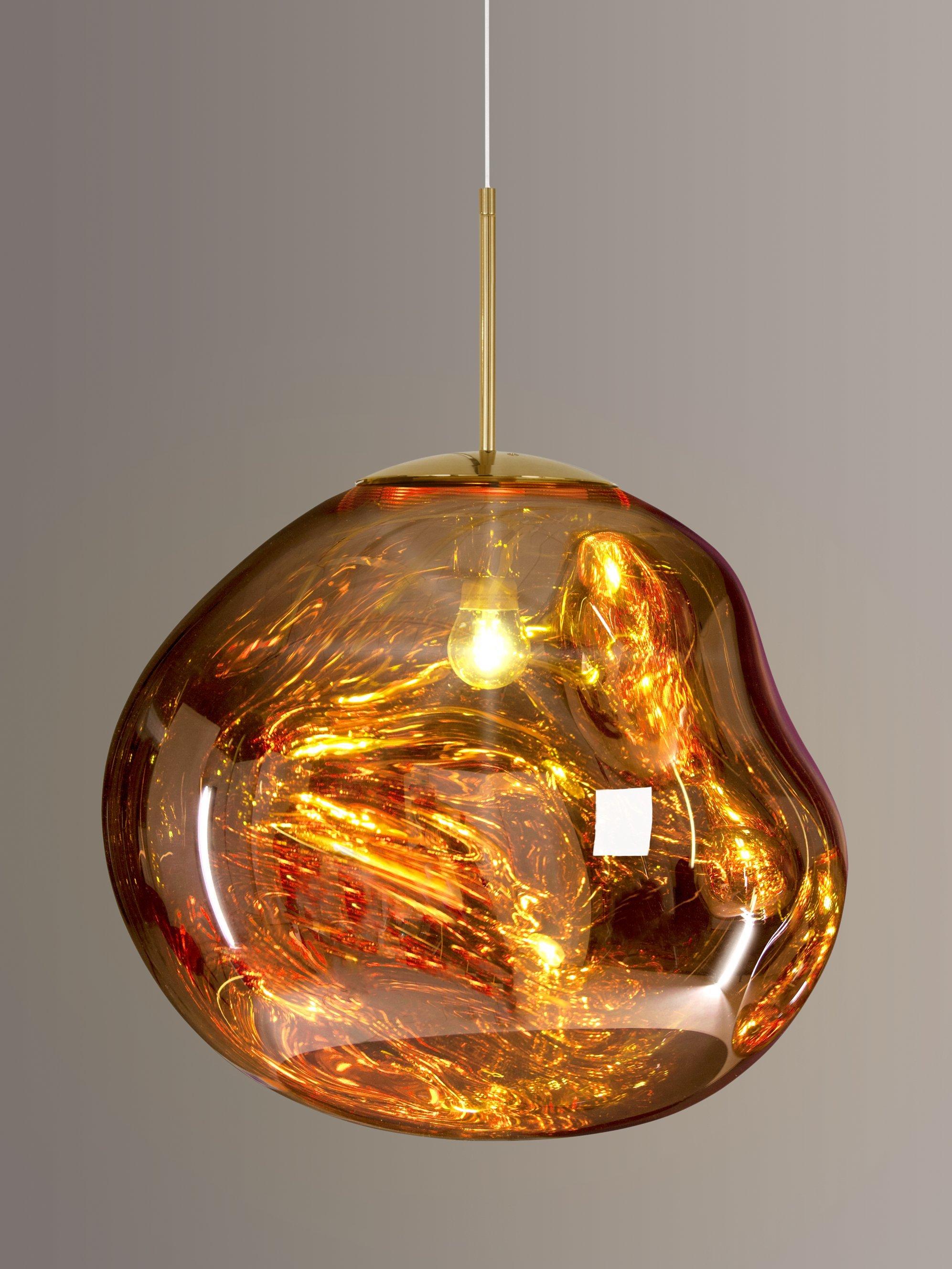 Tom Dixon Melt Pendant Ceiling Light, Gold