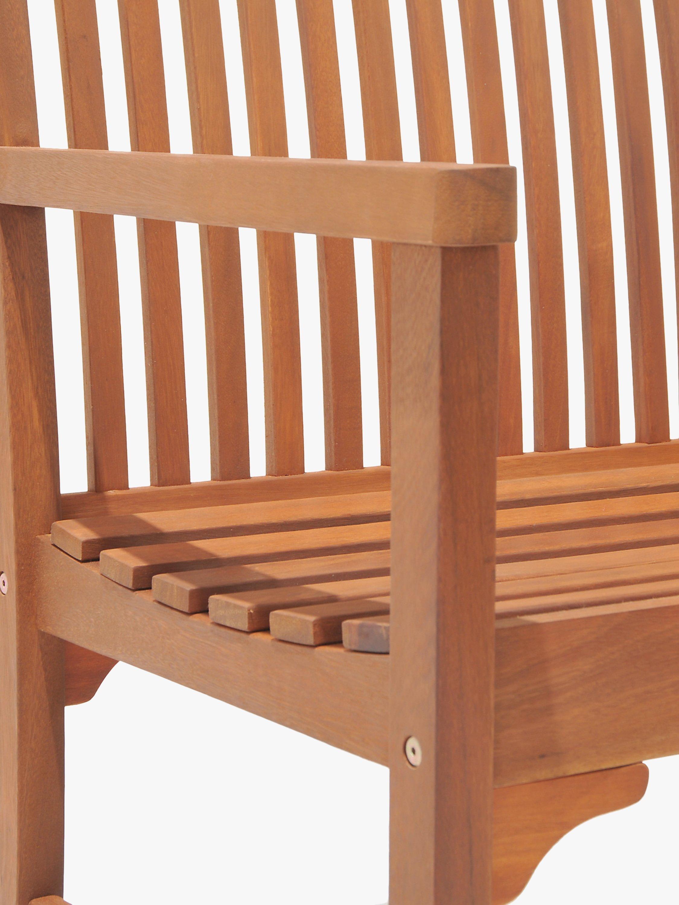 ANYDAY John Lewis & Partners Venice 2-Seater Garden Bench, FSC-Certified (Eucalyptus Wood), Natural