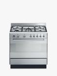 Smeg SUK91MFX9 Concert Range Cooker With Gas Hob, Stainless Steel