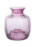 Dartington Crystal Cushion Vase, H21.5cm, Heather